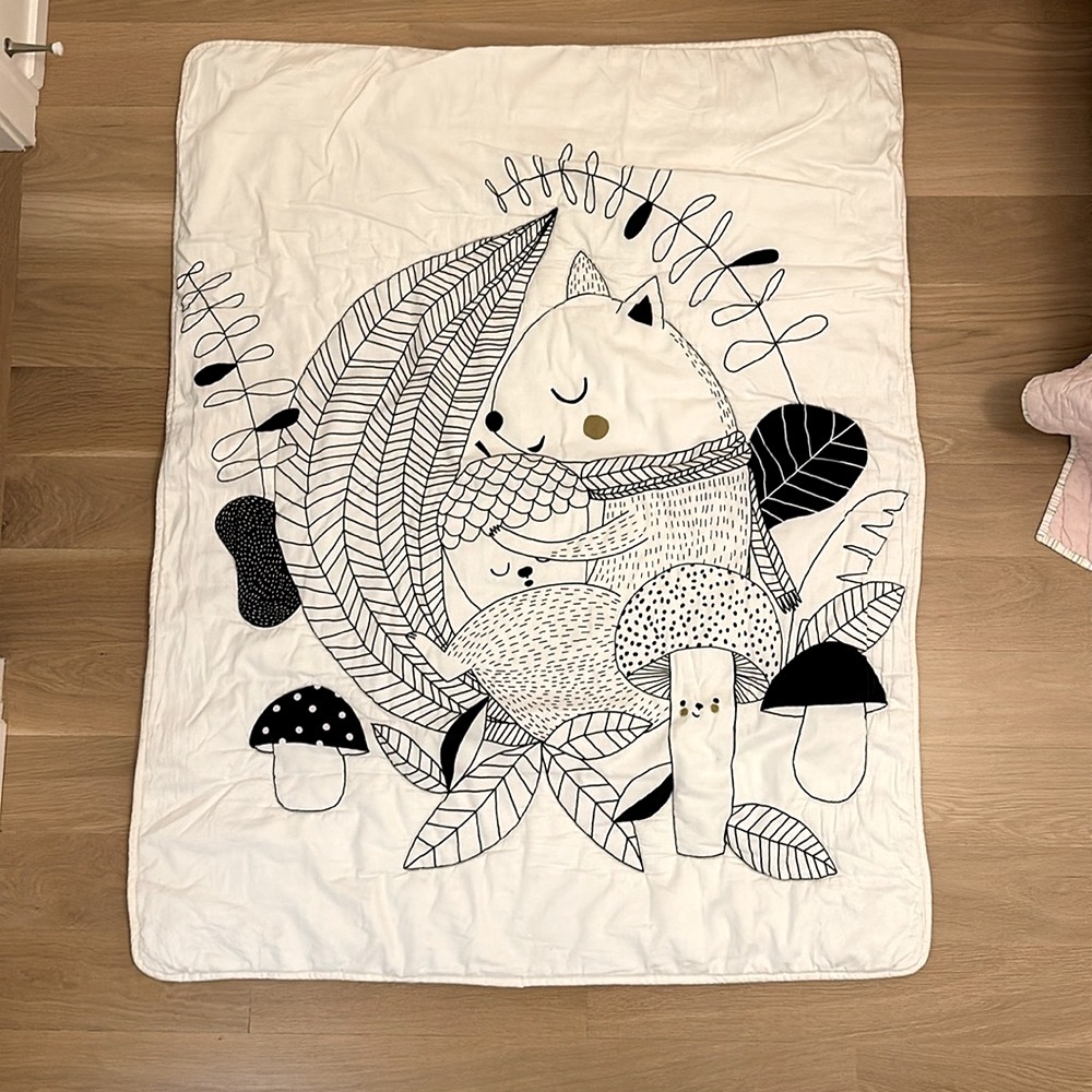Rookie Human - toddler 100% cotton comforter (45 x 56 inches / 114 x 142 cm)